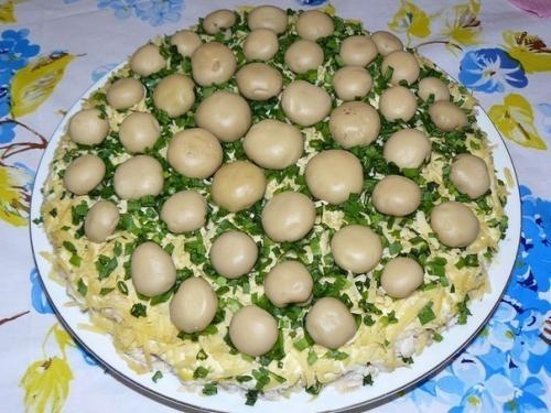 Салат Грибная поляна