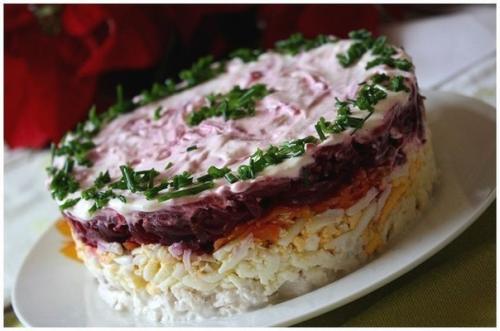 Слоеный салат мой генерал