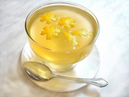 лимонное желе