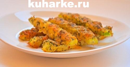 Запекаем кабачки в сырной панировке