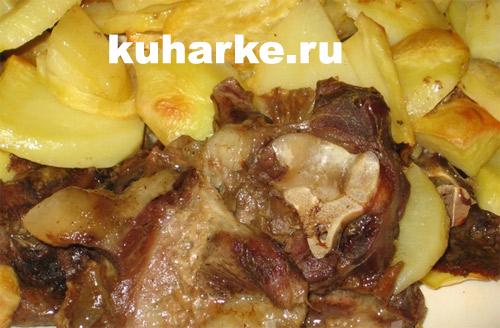 рецепт баранины с картошкой в духовке