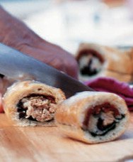 Батон с начинкой