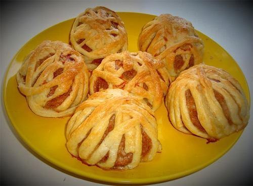 клубочки из фарша