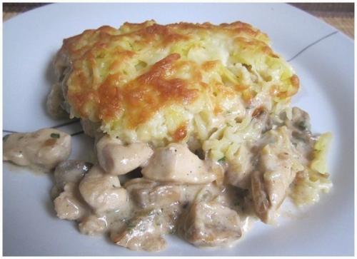 Курица с грибами