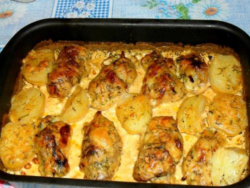 рулет из мясного фарша