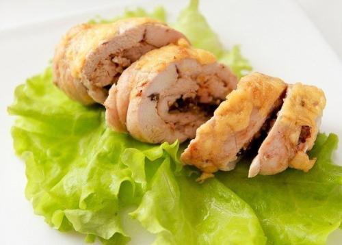 куриные рулетики с сыром