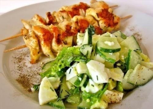 куриные шашлычки в духовке