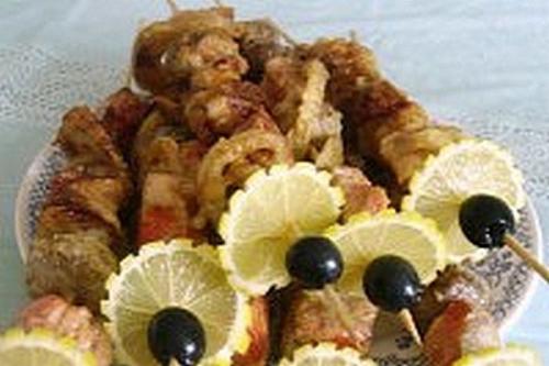 шашлык из рыбы