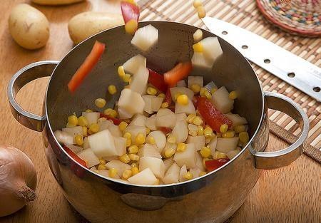 рецепт сырного суп с креветками