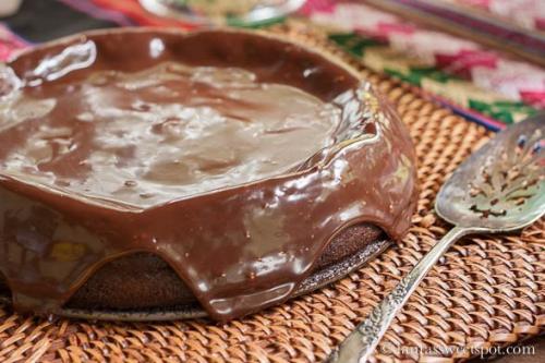 шоколадный торт без муки