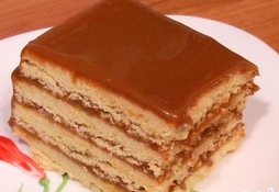 торт из коржей со сгущенкой