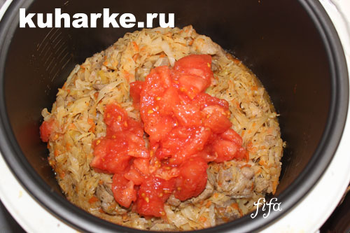 тушеная капуста в мультиварке панасоник пошаговый рецепт с фото