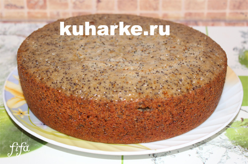 как приготовить маковый кекс в мультиварке