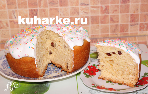 Цитрусовый кулич в мультиварке панасоник